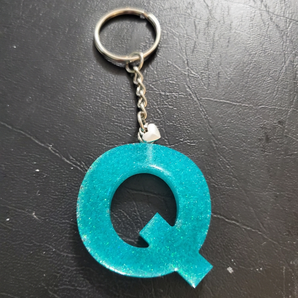 Handmade resin keychain